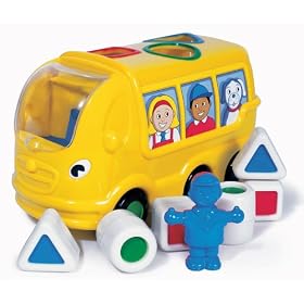 Wow Toys Sidney School Bus Friction Powered Shape Sorter Bus