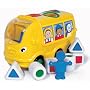 WOW Toys Sidney School Bus Friction-Powered Shape Sorter Bus