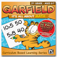 Garfield Software/Workbook: It's All About Math 2nd Grade