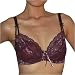 Womens Perfect Fit Grey & Purple Padless Underwire Bra - 34B