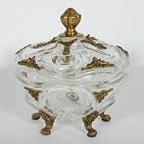 Bohemian Crystal Jewelry Jar