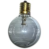 String Light Company C90012C Clear G50 Globe String Light Bulb with E17 Base, 7-Watt (Pack of 12)