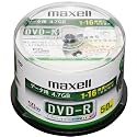 maxell データ用 DVD-R 16倍速対応 プリンタブル ホワイト 50枚入 DR47PTWD.50SP