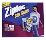 Ziploc Easy Zipper Quart & Gallon Variety Pack, 140 Bags