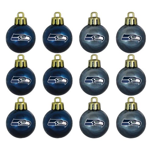 NFL Seattle Seahawks Mini Ornament 12-Pack