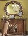 AICO Monte Carlo Sideboard and Mirror Set in Classic Pecan 53007-24 / 53067-24 Image