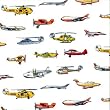 SheetWorld Fitted Oval Crib Sheet (Stokke Sleepi) - Air Traffic - Made In USA