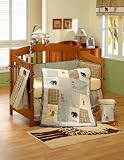 Safari 4 Piece Baby Crib Bedding Set by Bebe Star