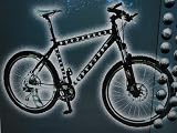 Fahrrad Aufkleber - Motiv Mond / Erde Weltraum Weltall Welt grau schwarz Jungen Junge Skin Sticker Fahrradsticker universal Folie Fahrradaufkleber Schutzfolie für individuelle Größe Fahrradskin Bike Biker Fahrraddeko Pimp your Cover Tattoo