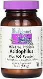 BlueBonnet Probiotic Acidophilus Plus FOS Powder, 3 Ounce
