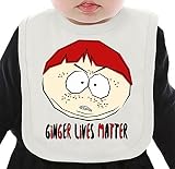 Ginger Lives Matter ネクタイを有する有機ビブ Medium