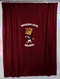 Mississippi State Bulldogs Shower Curtain by Kentex