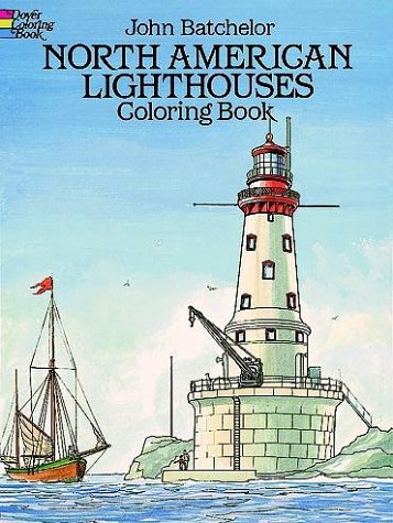 Books: North American Lighthouses Coloring Book