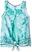 Beautees Girls' Printed Tank Top and Necklace