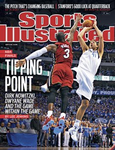 Sports Illustrated June 13, 2011 Tipping Point 2011 NBA Finals Dirk Nowitzki Dallas Mavericks & Dwyane Wade Miami Heat on cover