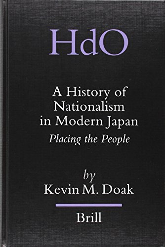 a history of nationalism in modern japan placing the people handbook of oriental studies section 5 japan