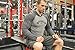Barbell 1 V-Taper Soft Triblend Muscle Hoodie – Look More Muscular (M, Light/Dark Heather Grey)
