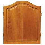 DMI Oak Solid Hardwood Dartboard Cabinet