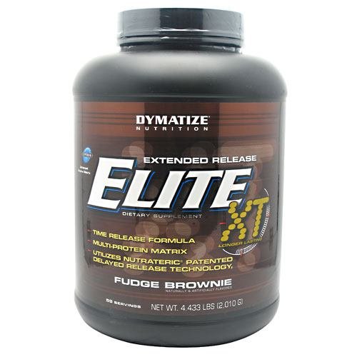 Dymatize Elite Entended Release XT, Fudge Brownie 4lb (1,814g)