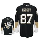 CROSBY 87 Pittsburgh Penguins Reebok Premier Home NHL Hockey Jersey (NHLPA Certified Custom Sewn Authentic Twill)