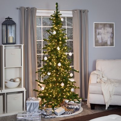 Woodland Slim Pre-Lit Christmas Tree - ATR012-2