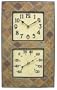 Chaney Instrument Indoor/Outdoor Clock/Thermometer Combo, Resin/Slate