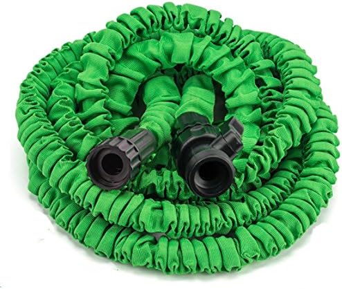 Expandable Garden Hose Water Pipe 25FT 7Modes, Lightweight &amp; Flexible Shrinking (Green)