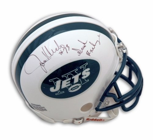 Joe Klecko New York Jets Autographed/Hand Signed Throwback Mini Helmet Inscribed ''Sack Exchange'' a