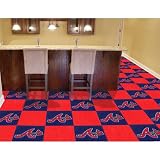 BSS - Atlanta Braves MLB Team Logo Carpet Tiles
