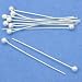 10 Sterling Silver Hat Pin Jewelry Head Pins 25 Gauge 1"