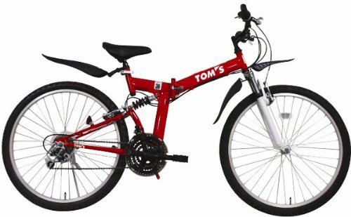 TOYOTA TEAM TOMS トムス MG-TO2618 レッド 26インチ折り畳み自転車