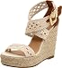 Steve Madden Women's Magestee Wedge Sandal,Natural,7.5 M US