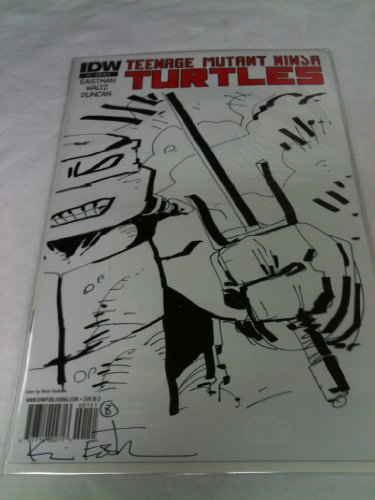 Teenage Mutant Ninja Turtles #1 Cover RI D by Kevin Eastman Hand Drawn (TMNT, IDW Volume 1)