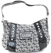 Guess Electric Logo Hobo in Black / Grey Guess Electric Logo Hobo in Black / Grey