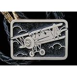 Boeing P-12 Bi-Plane Bronze Bolo Tie by Bolo