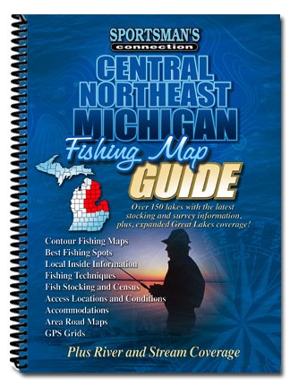 Central Northeast Michigan Fishing Map Guide