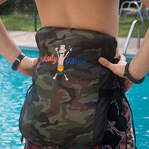 Floaty Pants™ HandsFree Party Floatation Device Camouflage, M