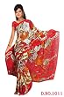 Gina Georgette Printed Casual Saree Sari Bellydance fabric