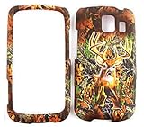 LG Vortex VS660 Hunter Series, w/ Deer Hard Case/Cover/Faceplate/Snap On/Ho ....