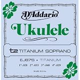 D'addario ダダリオ ウクレレ弦 EJ87S Titanium Soprano ソプラノ