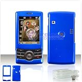 SOLID BLUE SNAP-ON COVER HARD CASE PHONE PROTECTOR (With Optional Swivel Belt Clip) for T-MOBILE HTC SHADOW