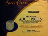 SureCare Super Absorbency Unisize Disposable Adult Briefs