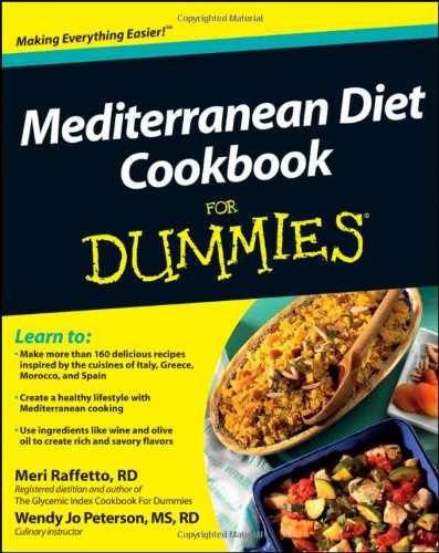 mediterranean recipes:Mediterranean Diet Cookbook For Dummies (For Dummies (Lifestyles Paperback)) Images