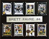 NFL Brett Favre Minnesota Vikings 8 Card Plaque