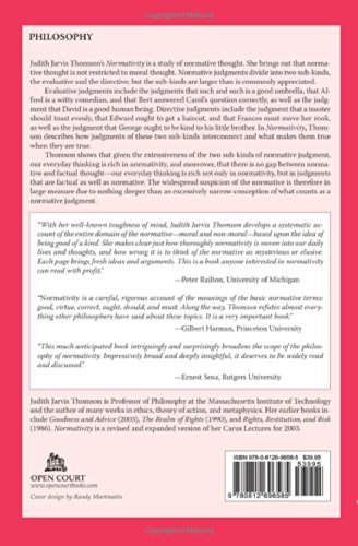 Normativity (The Paul Carus Lectures)