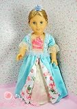 ** RUBY ROSE ** Fairy Princess - NEW Aqua Corset Victorian Gown (blue crown sold separately)~ Fits 18