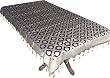 Table Topper Organza Silk Cloth 44 x 72 inches (btc194)