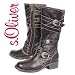 s.OLIVER KIDS Kinder Winter Stiefel, Bikeroptik, schwarz