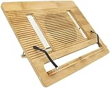 Ucharge Bamboo Multi-function Portable Folding Book Stands and Holders For Reading/Tablet/e-readers/Kindle/Ipad/Music/Laptop/Document/Painting/Art/Cookbook Stand or holder with 6 Adjustable Positions