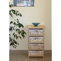 Regalschrank Regal Korbregal mit 4 Regalk�rbe Regalkorb 40x30xH75cm